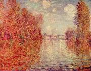 Claude Monet Herbst in Argenteuil china oil painting artist